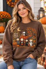 Mockup nữ US mặc sweatshirt