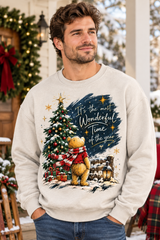 Mockup nam US mặc sweatshirt