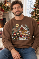 Mockup nam US mặc sweatshirt
