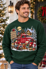 Mockup người mẫu nam mặc áo Christmas Is Better Together With Friend