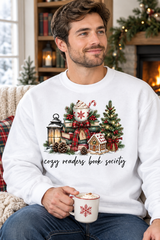 Mockup người mẫu nam mặc áo Cozy Readers
