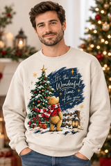 Mockup áo Christmas với người mẫu nam, tạo lại