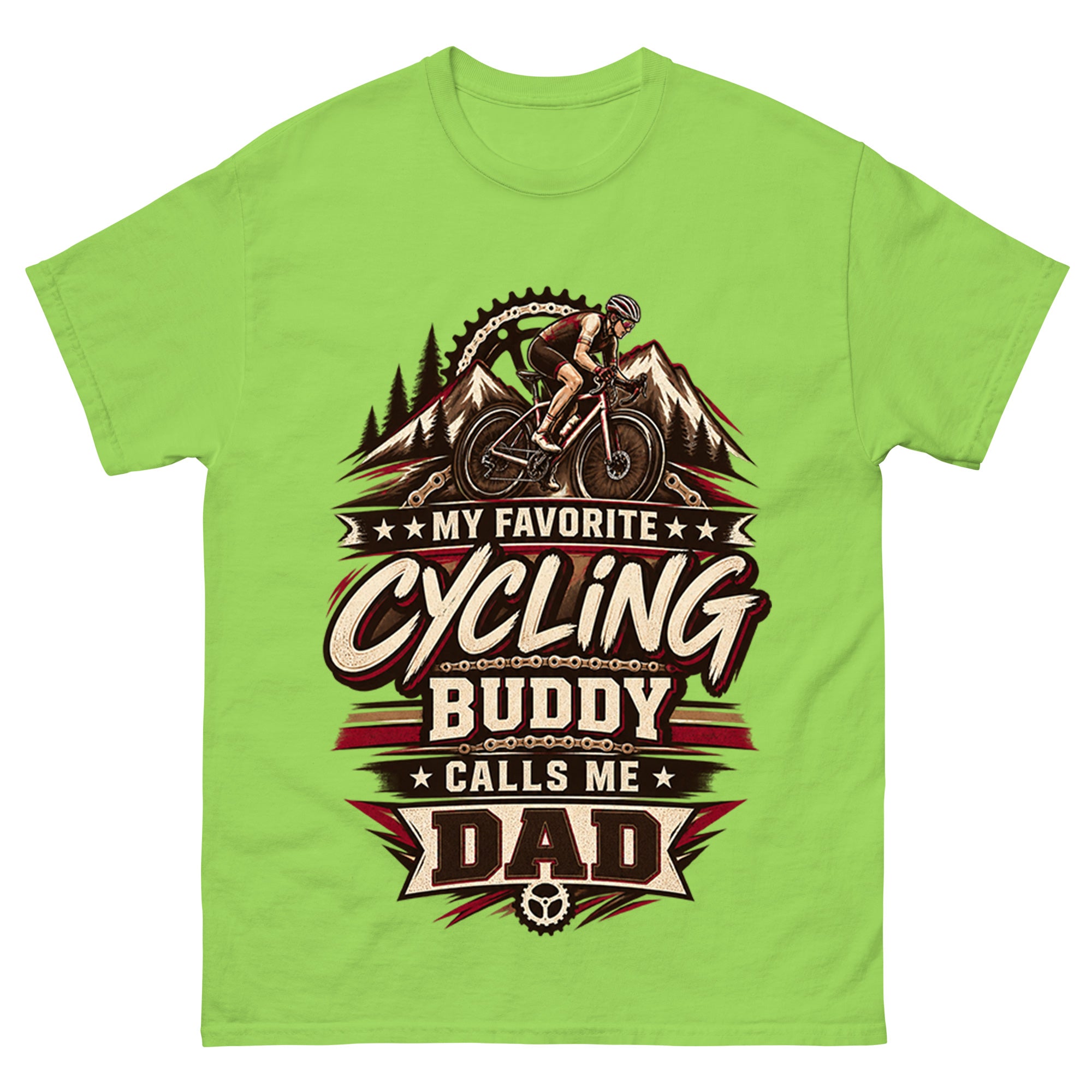 My Favorite Cycling Buddy Call Me Dad - Cycling Sport Unisex Tee
