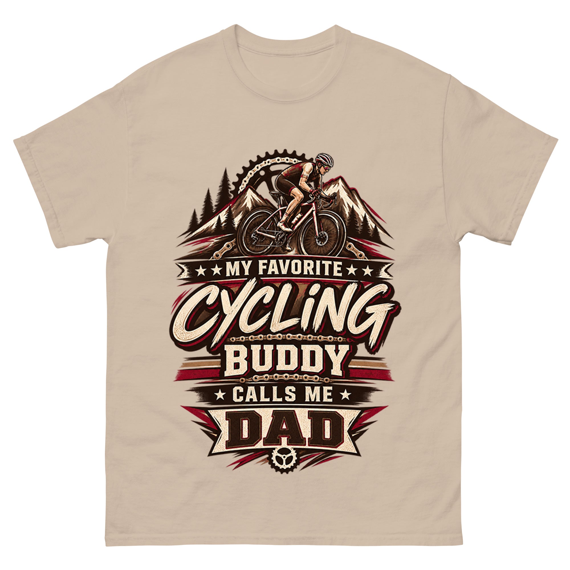 My Favorite Cycling Buddy Call Me Dad - Cycling Sport Unisex Tee
