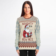 Naughty is the New Nice Christmas Sweater – Funny Ugly Holiday Sweatshirt