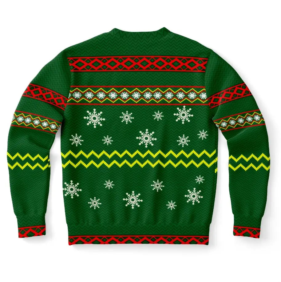 Nice Until Proven Naughty Santa Ugly Christmas Sweater