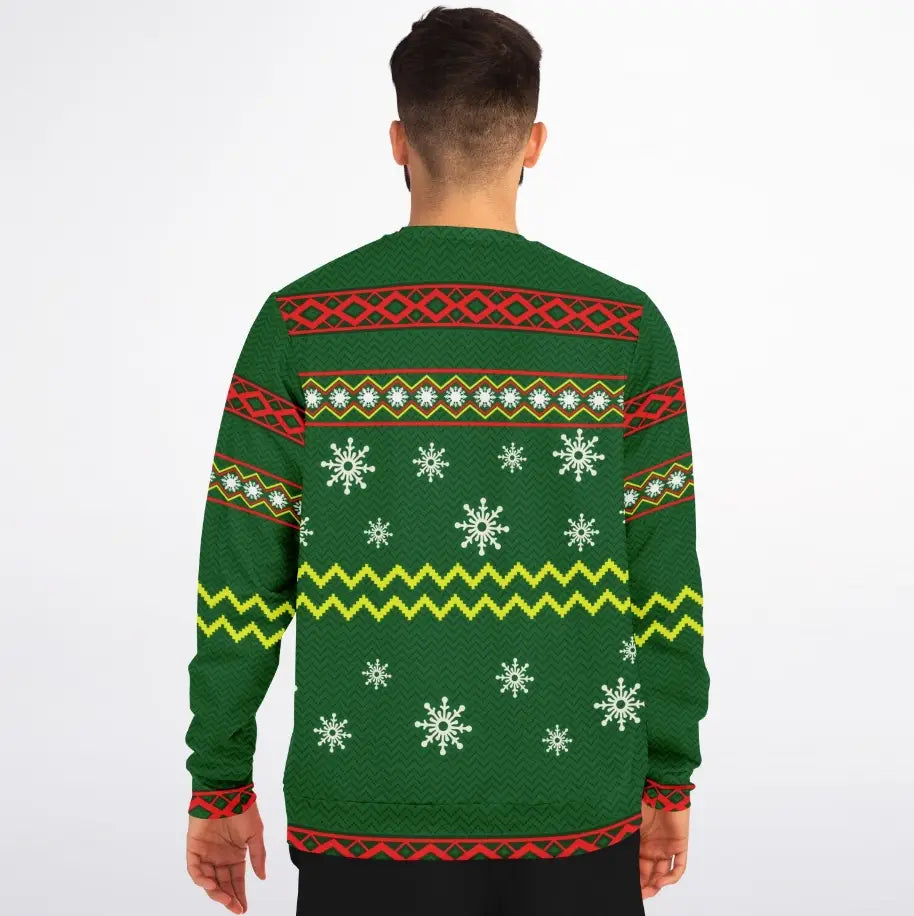 Nice Until Proven Naughty Santa Ugly Christmas Sweater