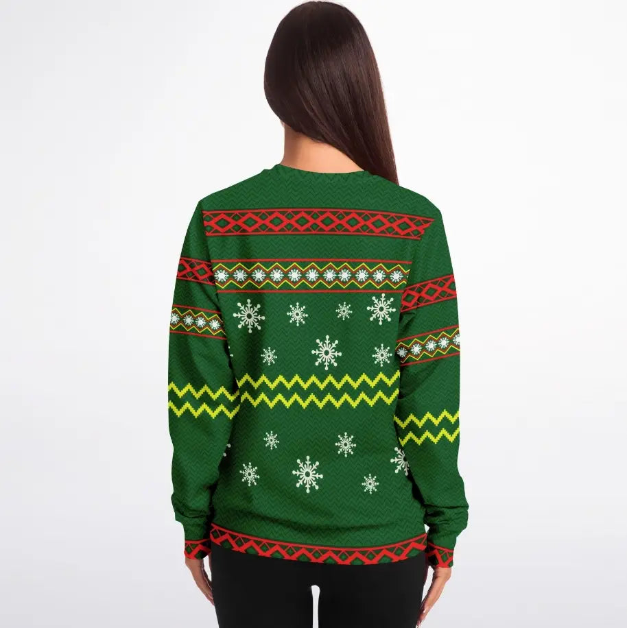 Nice Until Proven Naughty Santa Ugly Christmas Sweater