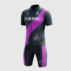 Night Crew Personalized Men’s Cycling Jersey Set – Custom Team Name & Number