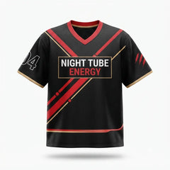 Night Tube Energy Mesh Football Jersey Inspired by Air Jordan 4 London Jersey