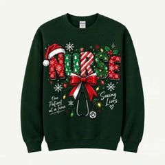Nurse Saving Lives Christmas Sweater – Funny Holiday Sweatshirt