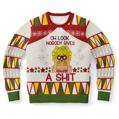 Oh Look, Nobody Gives A Sht Christmas Sweater – Funny Ugly Holiday Sweatshirt