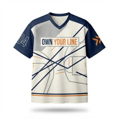 Own Your Life Mesh Football Jersey Inspired by SB x Air Jordan 4 Navy Jersey