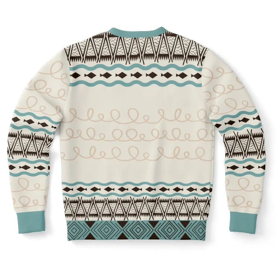 Pathetic Human - Sassy Cat Ugly Christmas Sweater