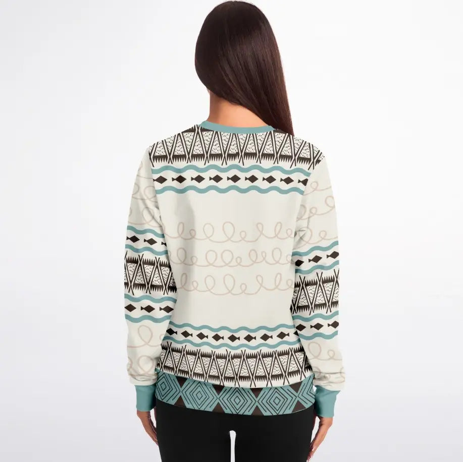 Pathetic Human - Sassy Cat Ugly Christmas Sweater