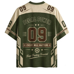 Pedal Power Vintage Cycling Mesh Jersey