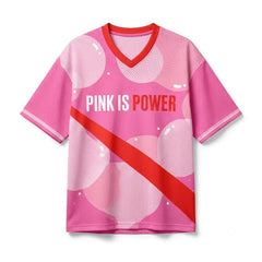 Pink Is Power Mesh Jersey Inspired by Awake NY x Air Jordan 6 Bubblegum Jersey