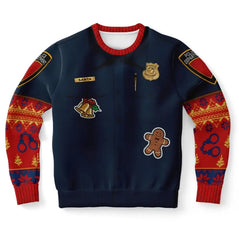 Police Navidad Ugly Christmas Sweater