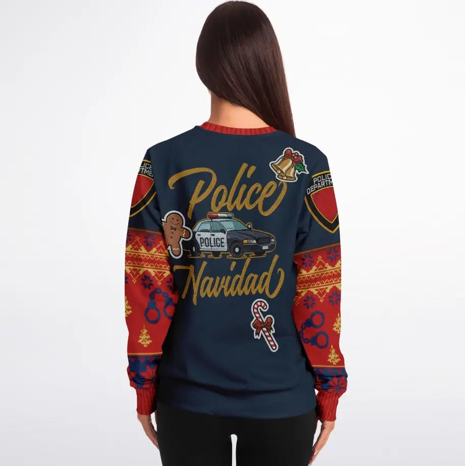 Police Navidad Ugly Christmas Sweater
