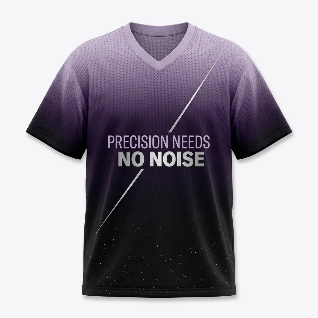 Precision Needs No Noise Mesh Football Jersey Inspired by Zoom Kobe 6 Protro EYBL Jersey