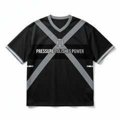 Pressure Polishes Power Mesh Jersey Inspired by Air Jordan 8 Chrome Jersey