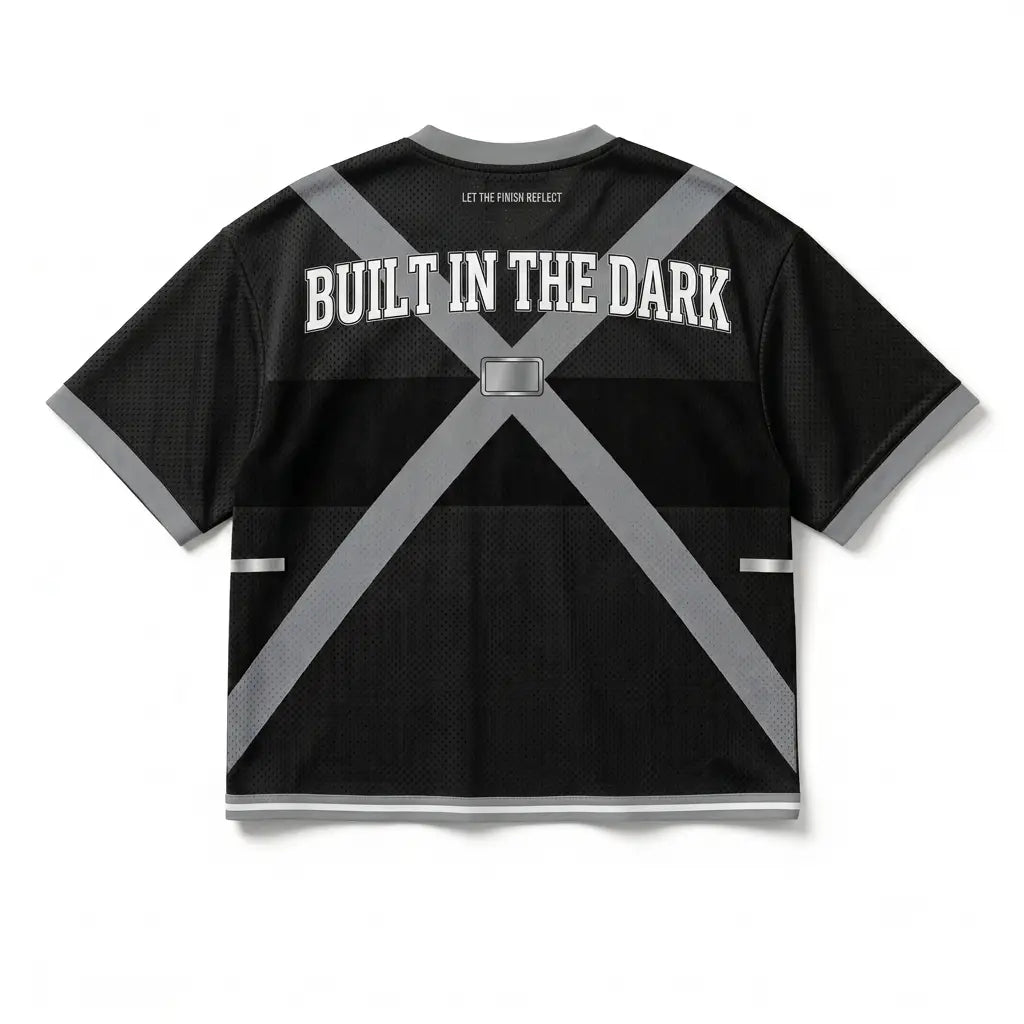 Pressure Polishes Power Women Crop Top Mesh Jersey Inspired by Air Jordan 8 Chrome Jersey