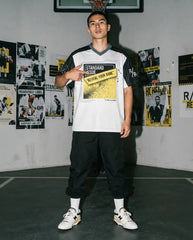 Reveal Your Rare Mesh Football Jersey Inspired by Air Jordan 4 Rare Air - Tour Yellow Jersey