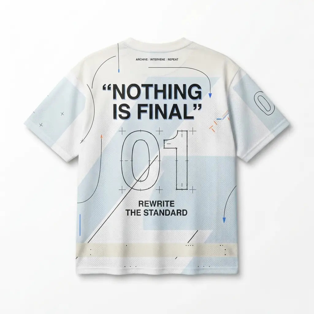 Rewrite The Standard Mesh Jersey Inspired by Virgil Abloh Archive x Air Jordan Alaska Jersey