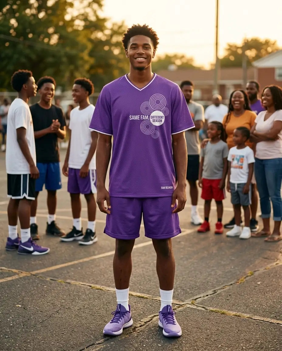 Same Fam Different Season Mesh Jersey Inspired by Kobe 8 Protro EYBL Jersey