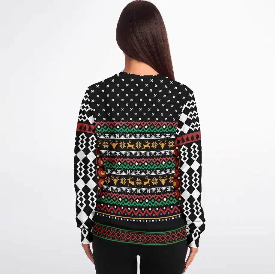 Santa Bouncer Christmas Sweater – Funny Ugly Holiday Sweatshirt