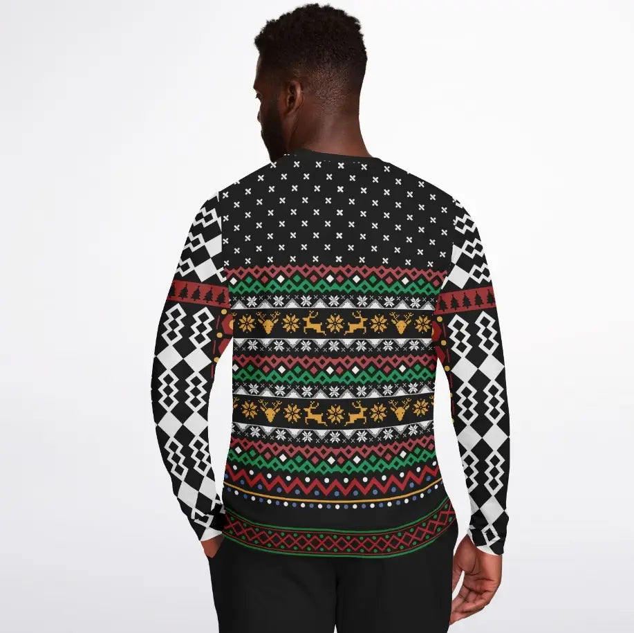 Santa Bouncer Christmas Sweater – Funny Ugly Holiday Sweatshirt