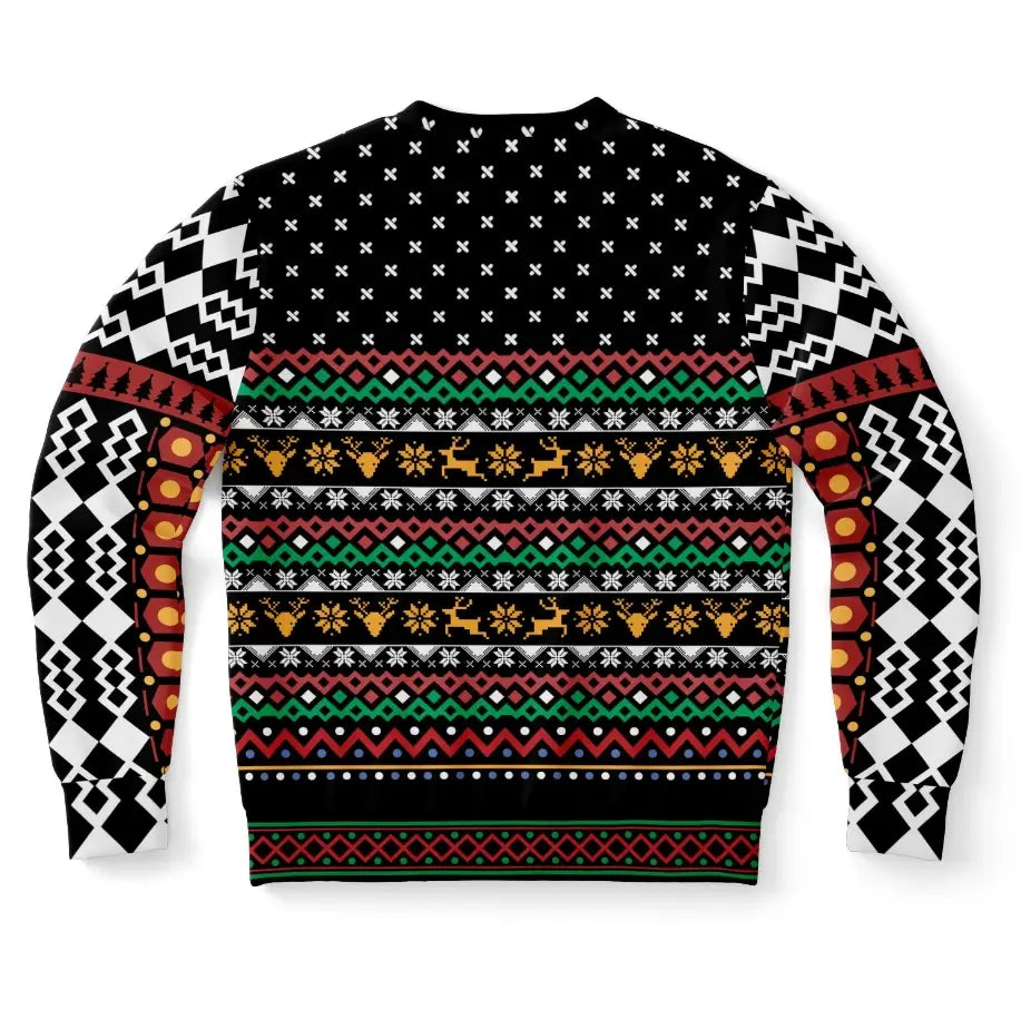 Santa Bouncer Christmas Sweater – Funny Ugly Holiday Sweatshirt