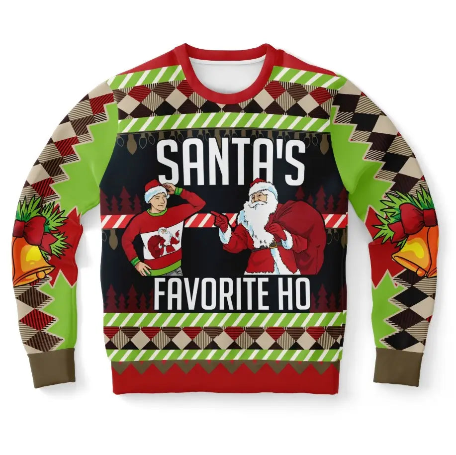Santa's Favorite Ho Christmas Sweater – Funny Ugly Holiday Sweatshirt