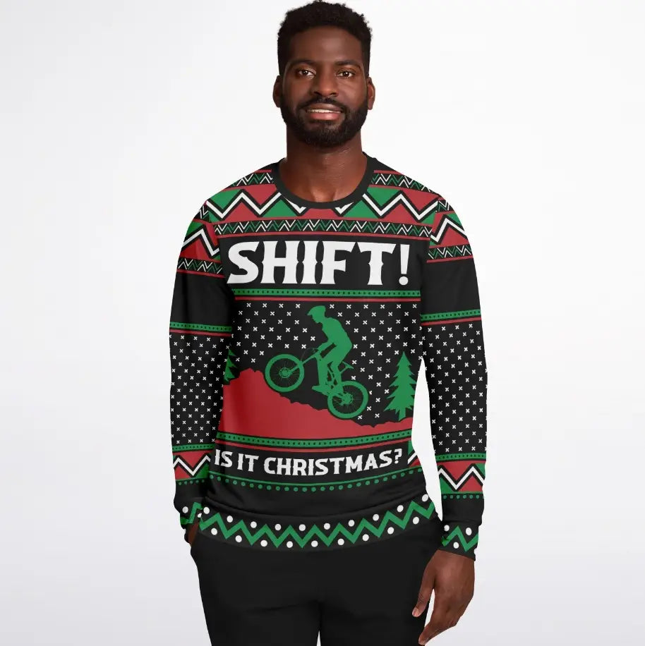Shift It's Christmas Ugly Christmas Sweater