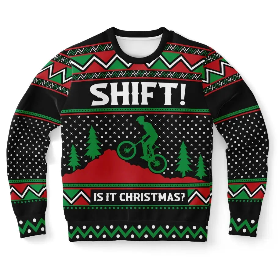Shift It's Christmas Ugly Christmas Sweater