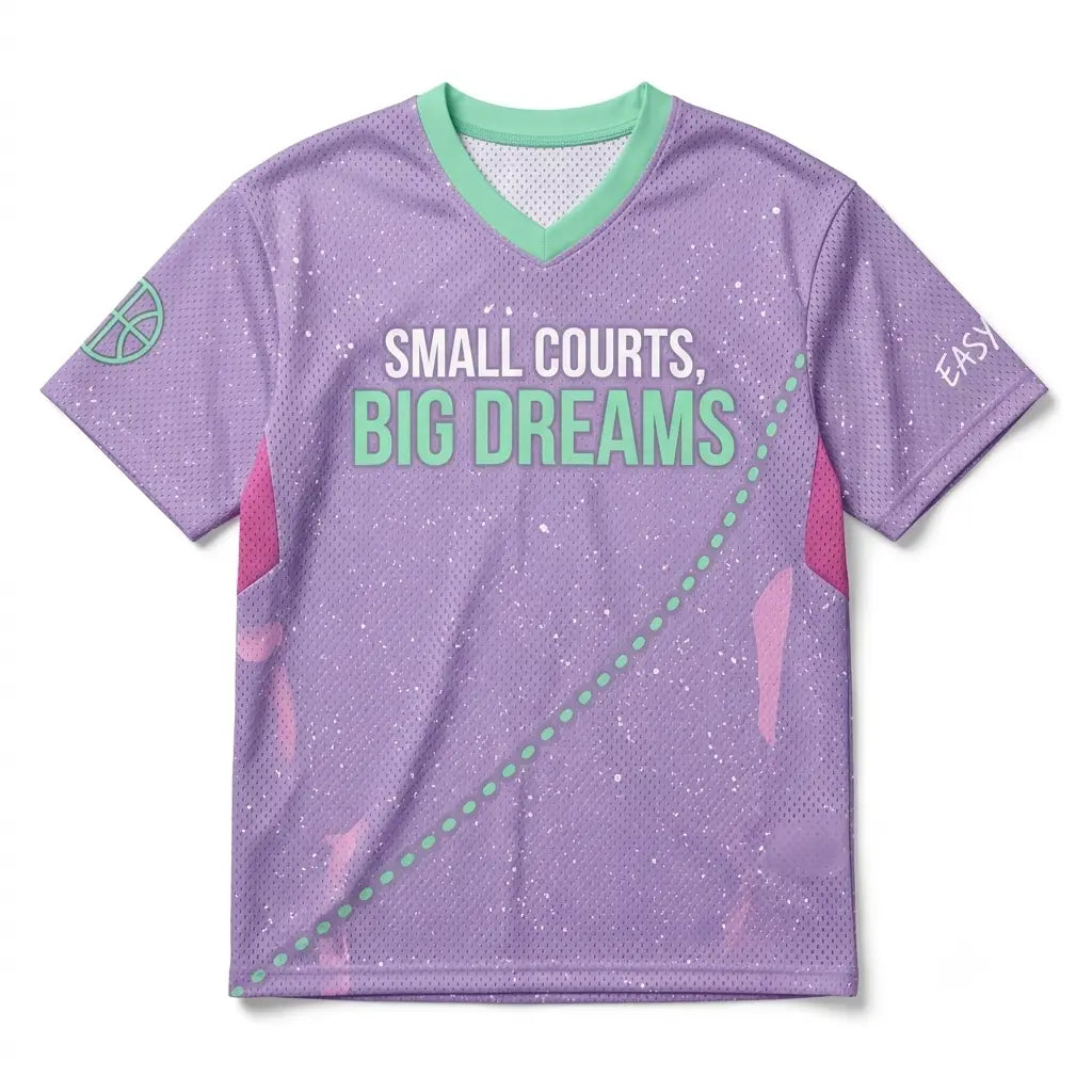 Small Courts Big Dreams Mesh Jersey Inspired by KD 15 EYBL Jersey
