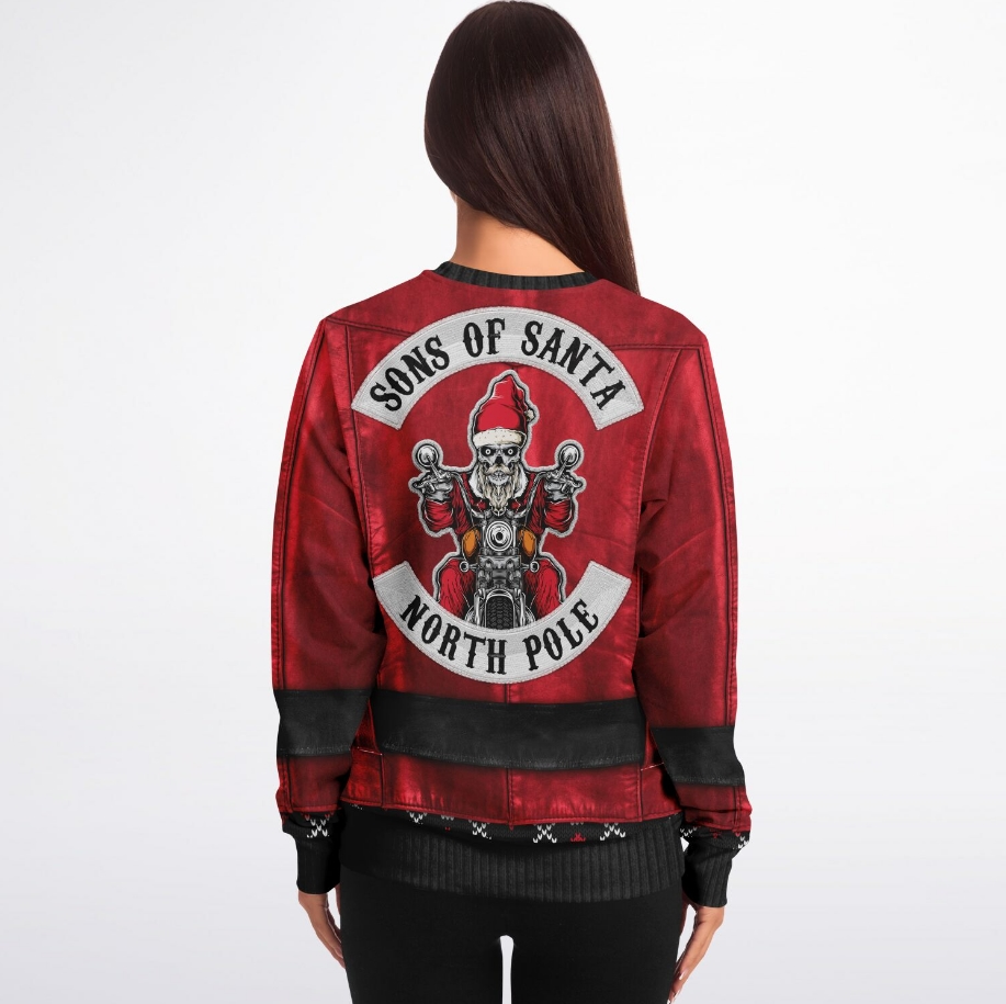 Sons of Santa Christmas Sweater – Funny Ugly Holiday Sweatshirt