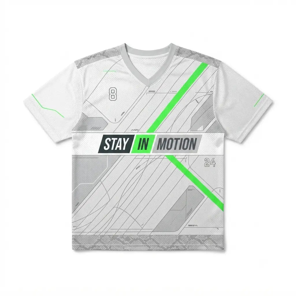 Stay In Motion Mesh Jersey Matching Kobe x Air Force 1 Low Electric Green Jersey