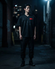 Stay Loud Mesh Football Jersey Inspired by Supreme x Air Force 1 Black Jersey