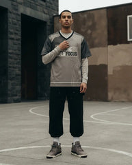 Stone Cold Focus Mesh Football Jersey Inspired by Air Jordan 4 Cave Stone Jersey