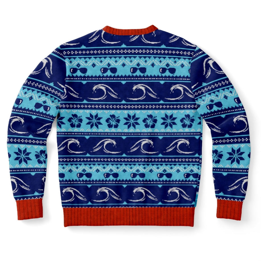 Surfing Swells Christmas Sweater – Funny Ugly Holiday Sweatshirt