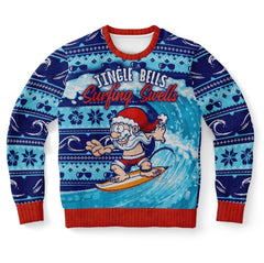 Surfing Swells Christmas Sweater – Funny Ugly Holiday Sweatshirt