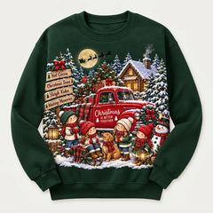 Sweet Christmas With Friend Christmas Sweater – Funny Holiday Sweatshirt