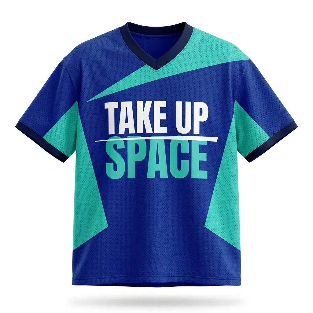 Take Up Space Mesh Jersey Inspired by Zoom Freak 5 EYBL Academy Jersey