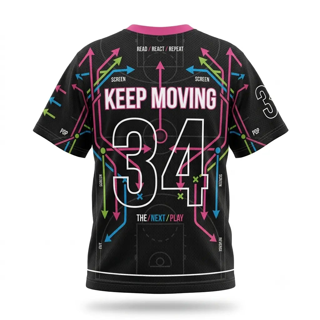 The Next Play Mesh Football Jersey Inspired by Zoom Freak 1 EYBL Jersey