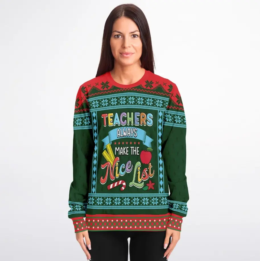 The Nice List Ugly Christmas Sweater