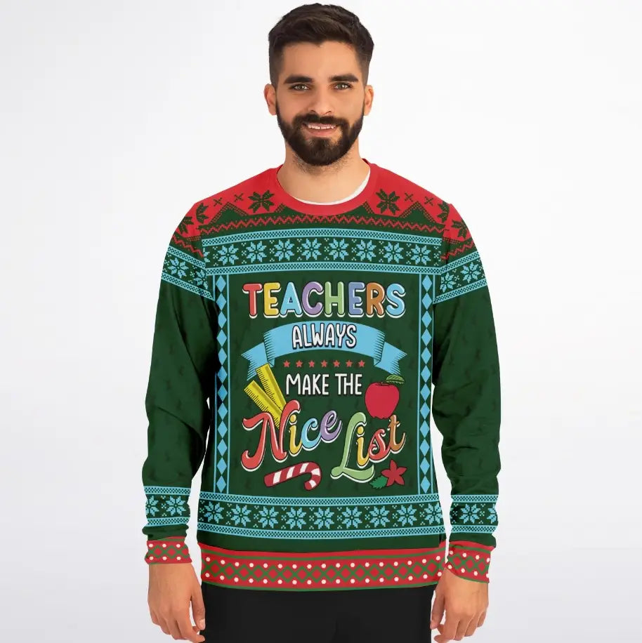 The Nice List Ugly Christmas Sweater