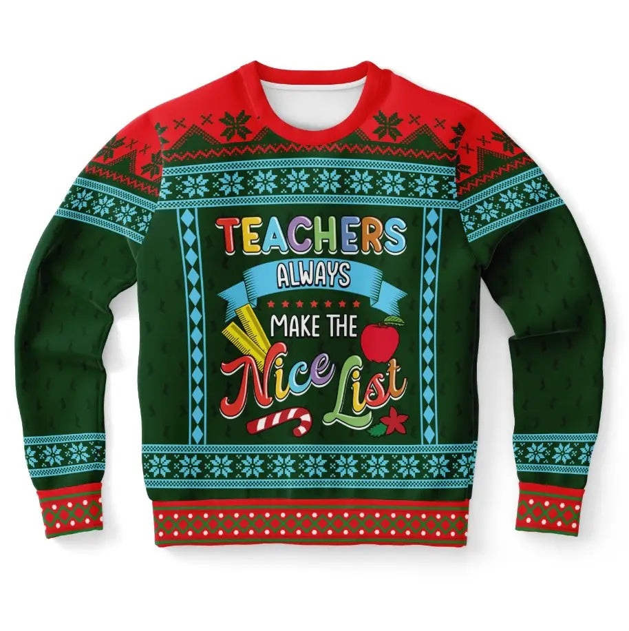 The Nice List Ugly Christmas Sweater