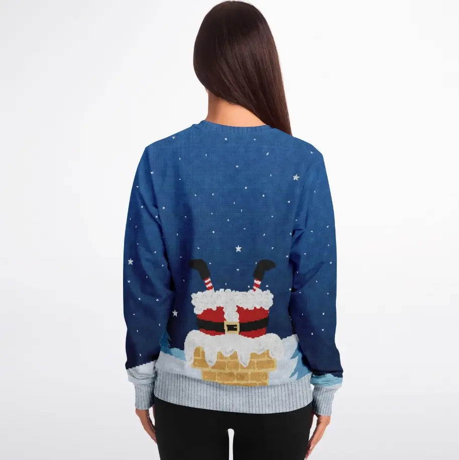 This Santa Loves To Go Down Ugly Christmas Sweater