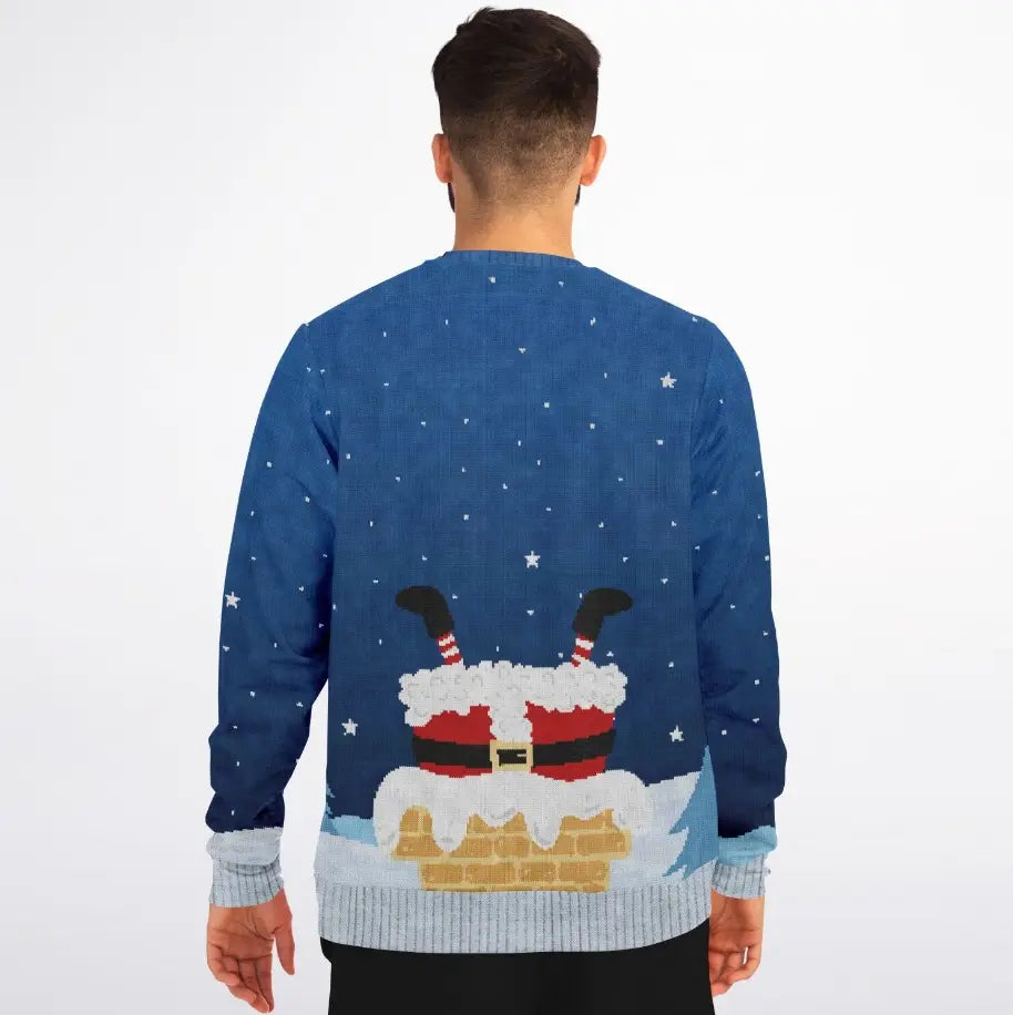 This Santa Loves To Go Down Ugly Christmas Sweater